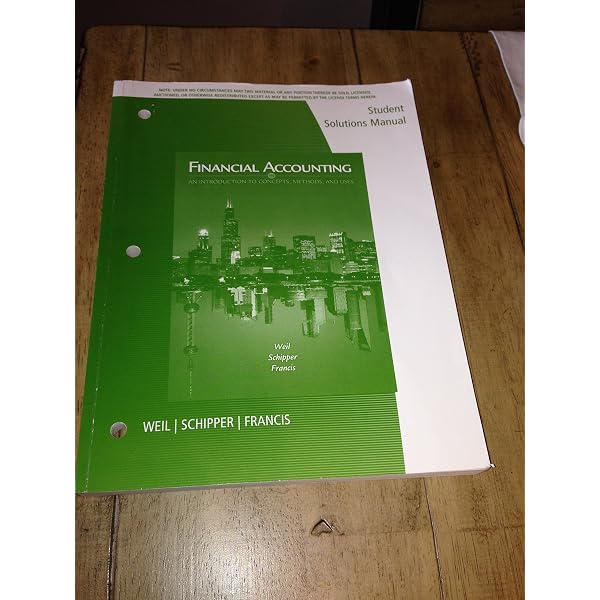 Financial Accounting: An Introduction to Concepts, Methods and