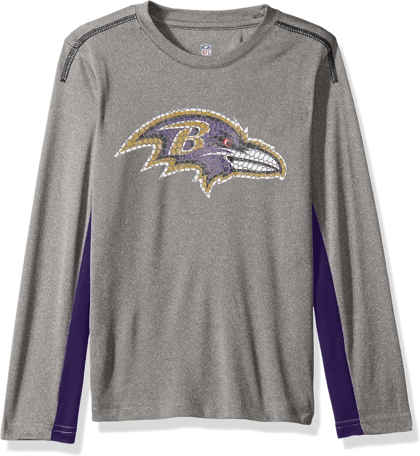 Outerstuff NFL Teen-Boys NFL Kids & Youth Boys Mainframe Long Sleeve Performance Tee : Clothing