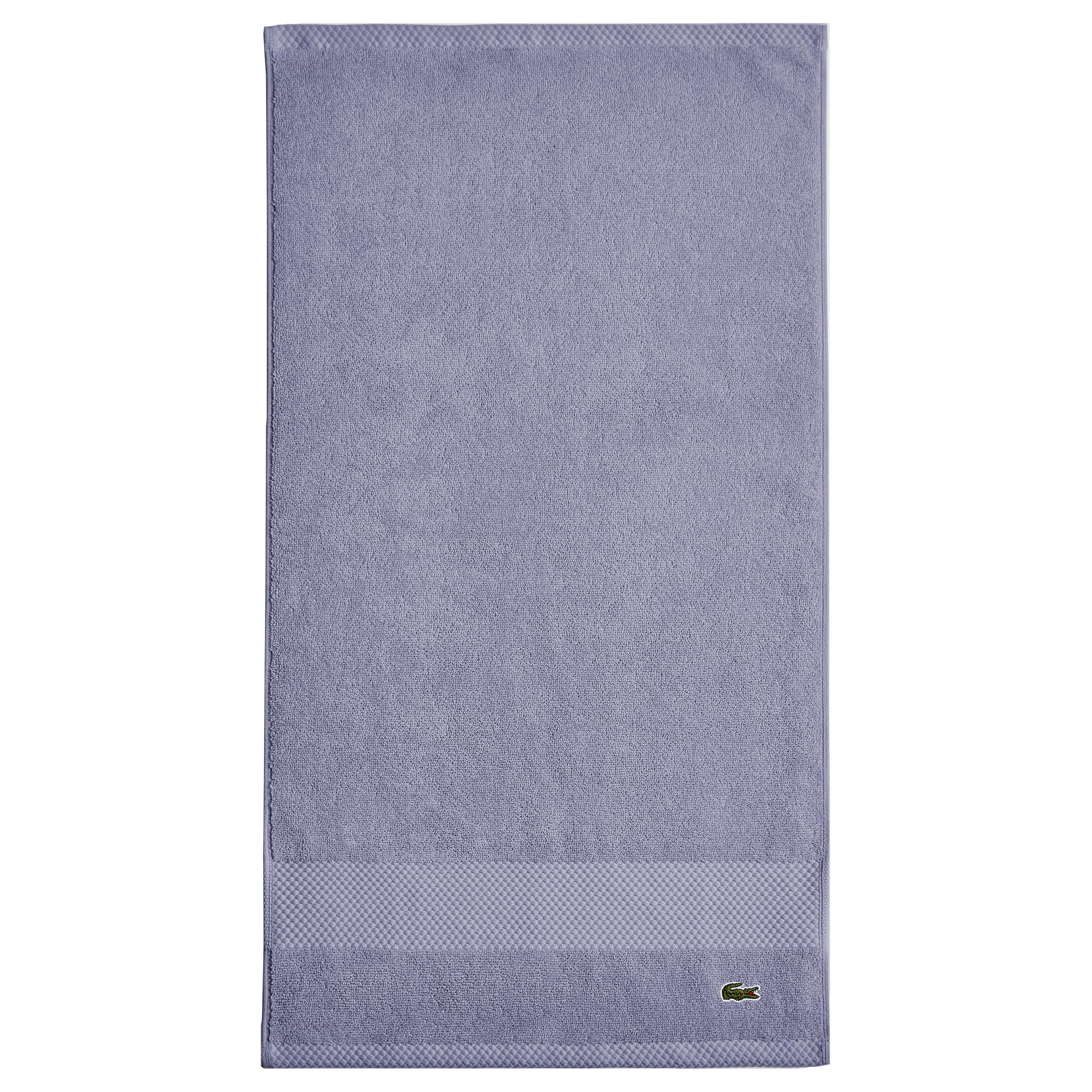 Lacoste Heritage Supima Cotton Hand Towel, Light Denim, 16" x 30"