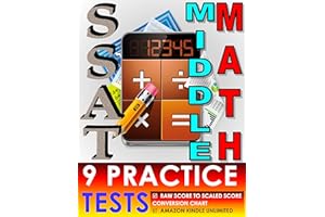 SSAT Middle Math – 9 Practice Tests