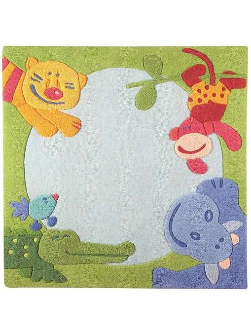 Haba Teppiche Kinderzimmer Kinderteppich Dschungel Multicolor