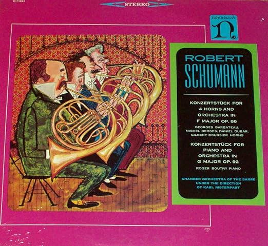 Robert Schumann Karl Ristenpart Chamber Orchestra Of The Sarre Roger 