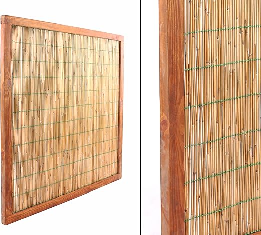 Sichtschutzelement Schilfrohr Geschalt 120x120cm Sichtschutzzaune Sichtschutzwand Gartensichtschutz Balkonsichtschutz Winschutz Sichtschutzwand Fur Garten Und Terasse Blickschutz Fur Balkon Sichtschutzwande Sichtschutzwande Amazon De Garten