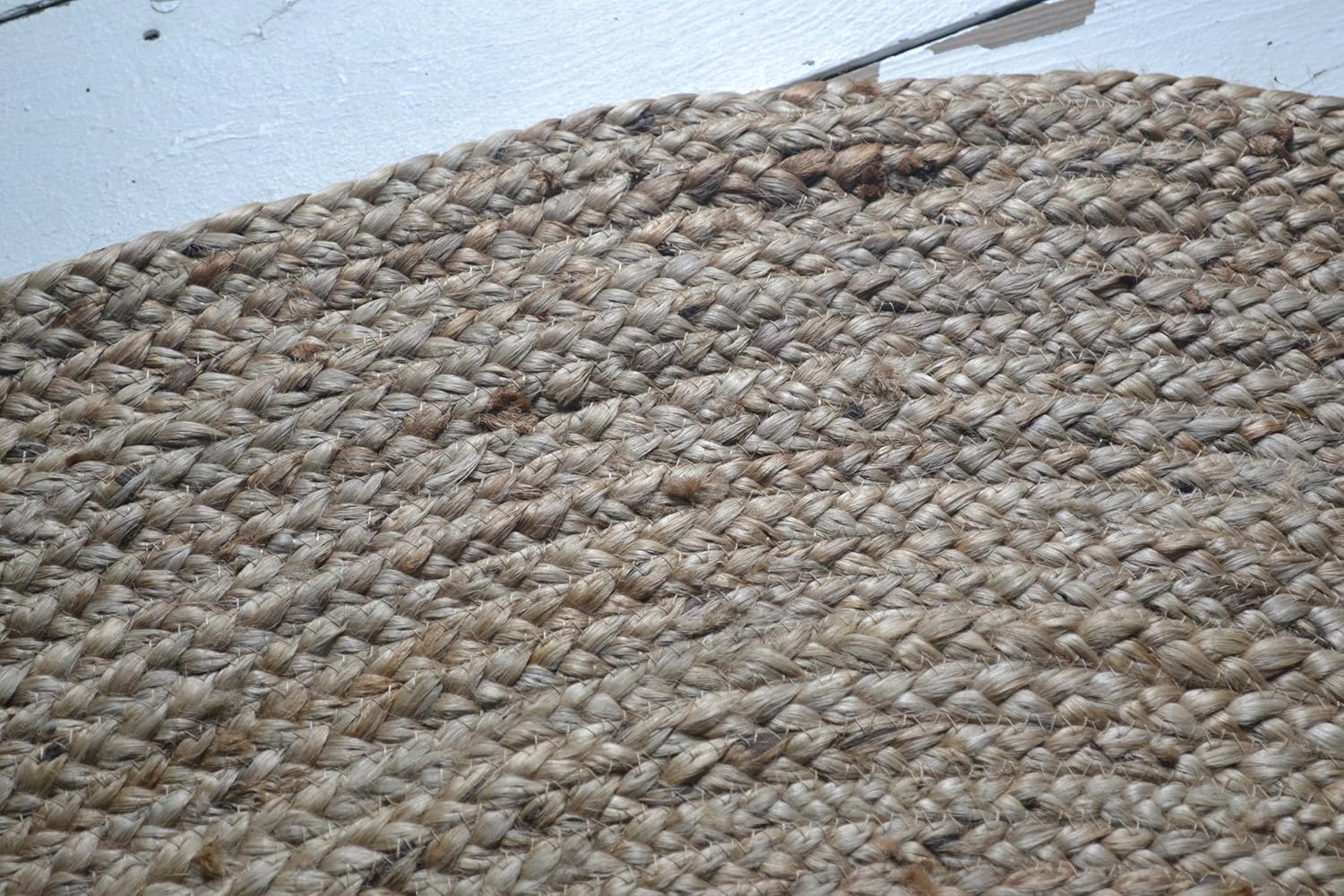 Oval Sisal Jute Natural Rug 120x180cm Braided American Style