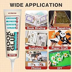 Book Glue, Dries Clear & Flexible Book Binding Glue
