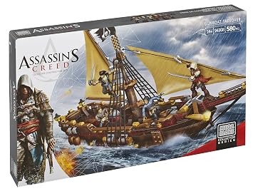 Mega Bloks 美高 Assassin's Creed Gunboat Takeover 刺客信条 炮艇