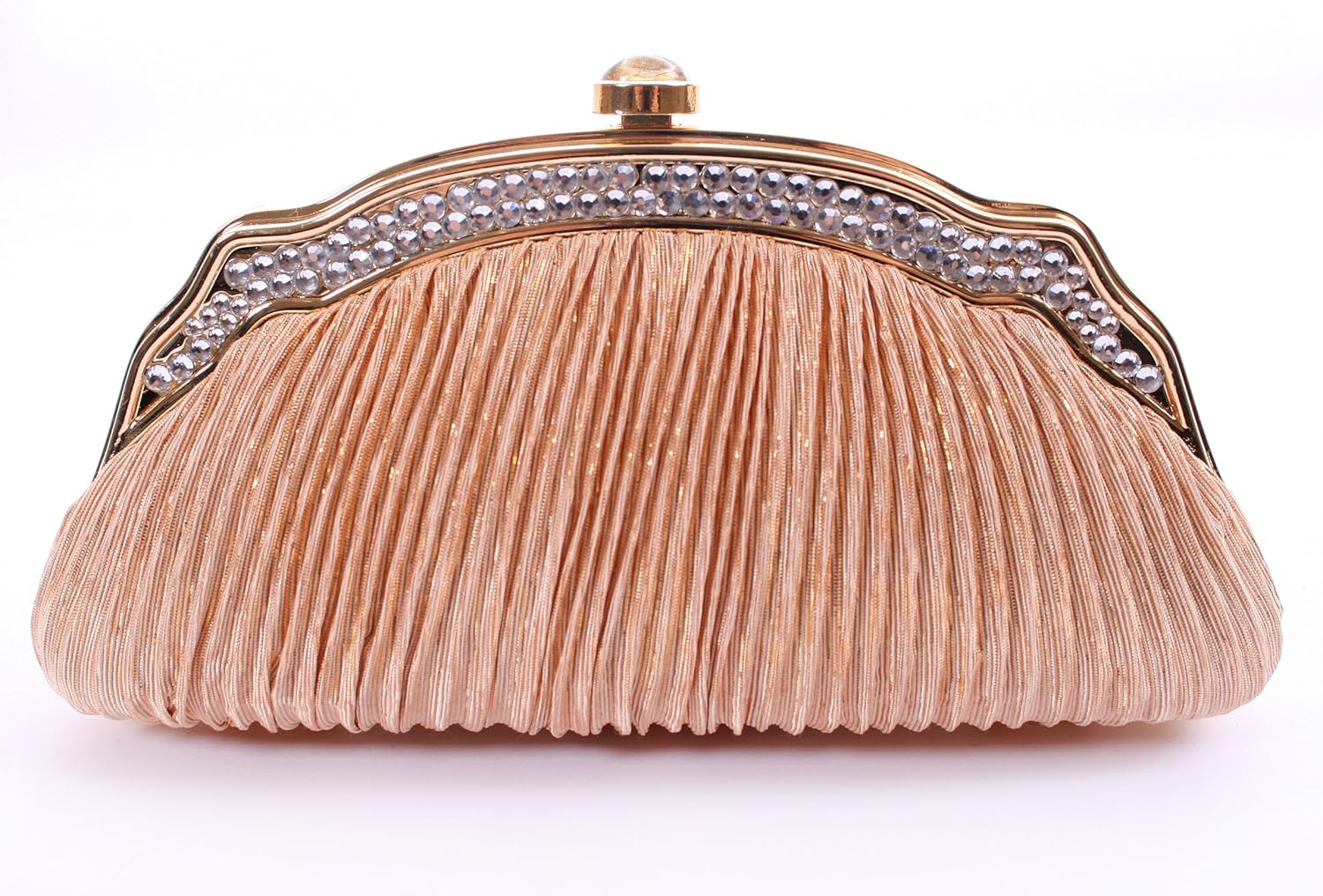 Ladies Gold Party/Wedding/Evening/Prom Clutch Handbag Stunning Satin