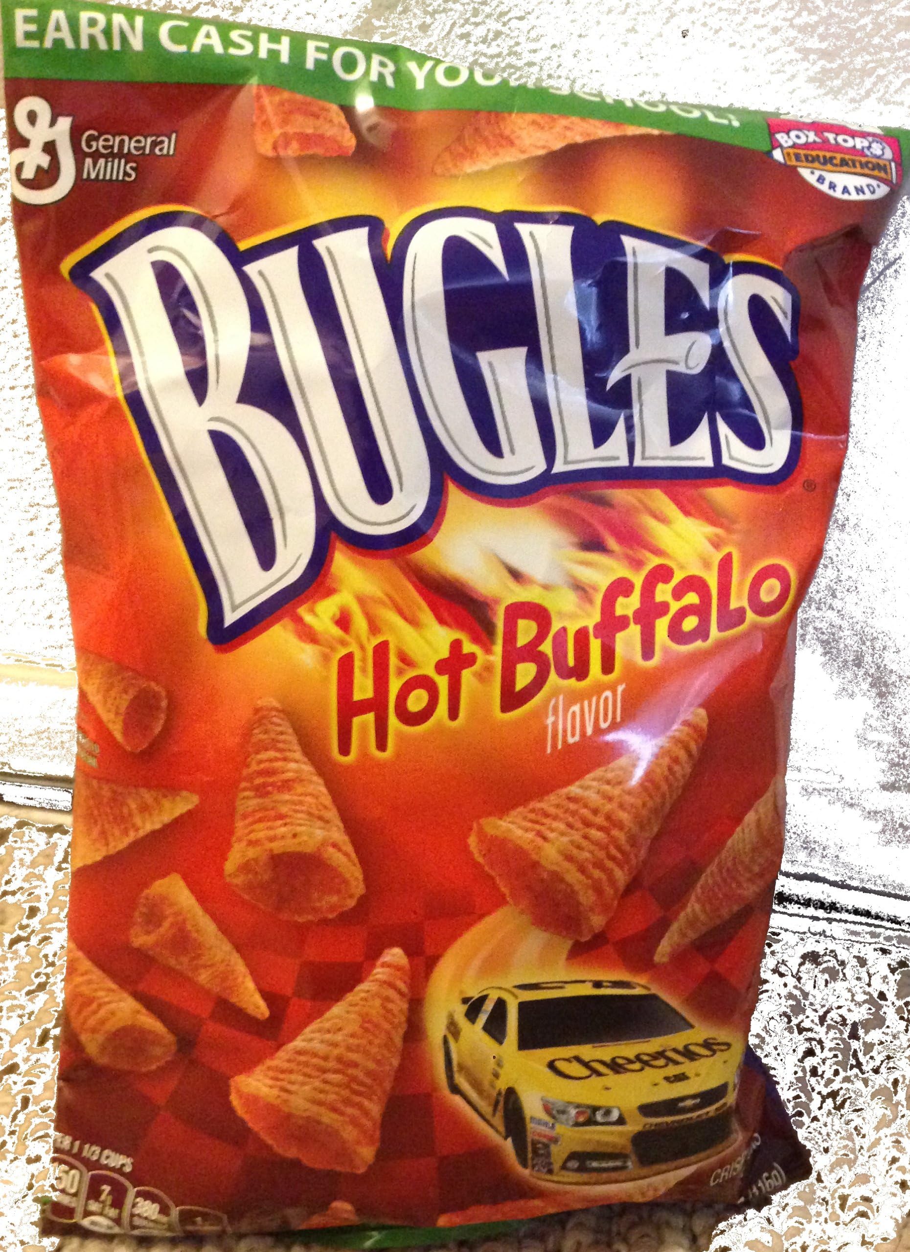 General Mills Buggles Hot Buffalo Corn Snacks 4.1oz
