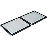 Exo Terra Screen Cover for Hinged Door, 10-Gallon,BLACK, GRAY
