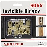 SOSS 203CUS4 Mortise Mount Invisible Hinges with 4