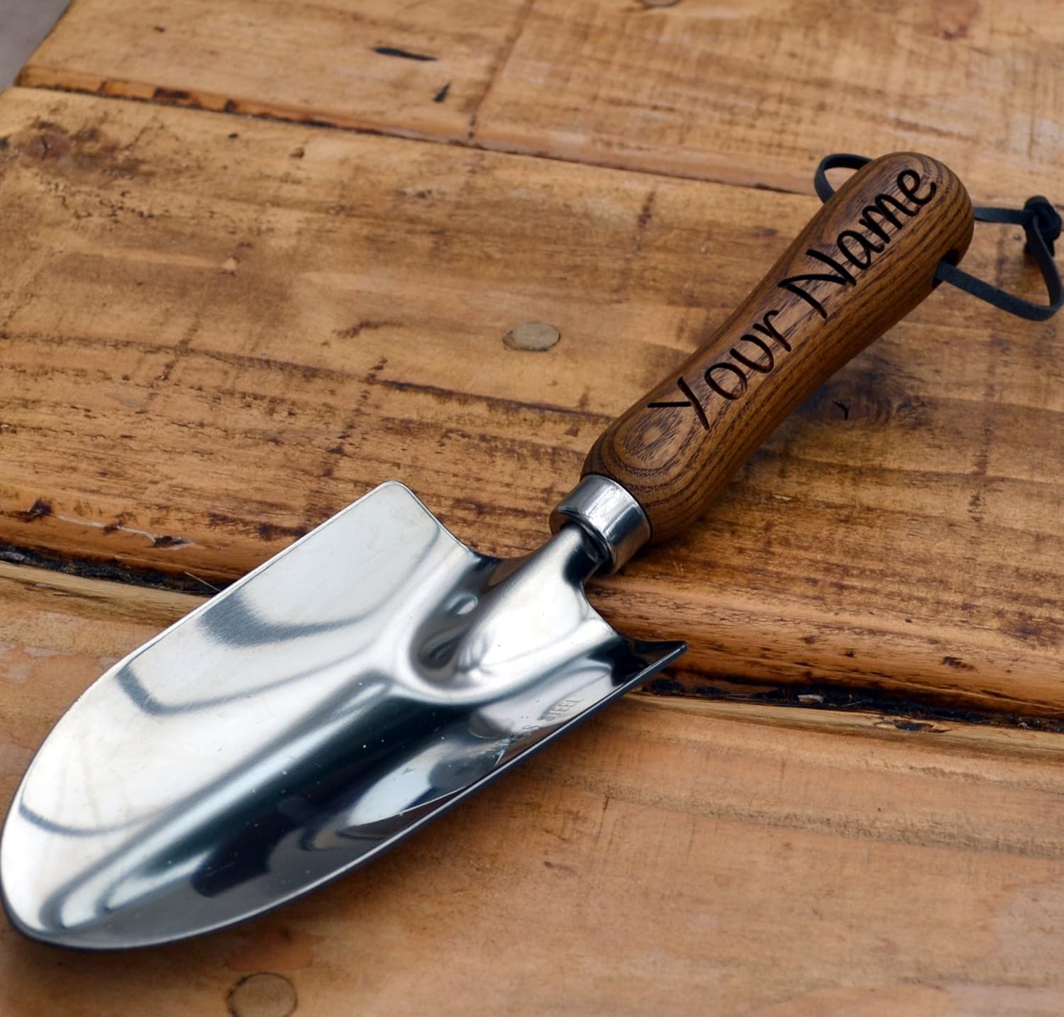 Personalised Trowel Gift Set Laser Engraved a Great Gardiners Gift