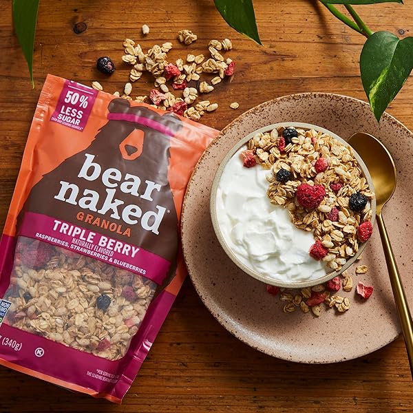 BEAR NAKED TRIPLE BERRY FIT GRANOLA – NON-GMO, KOSHER, VEGAN – 12 OZ