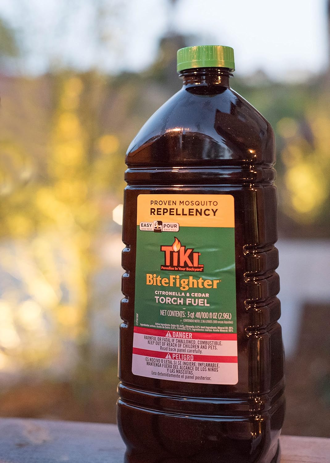 TIKI Brand Bitefighter Torch Fuel, 100 Ounces : Garden & Outdoor
