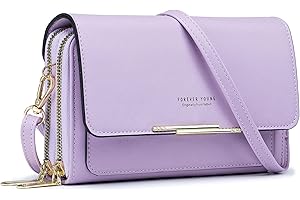 Roulens Small Crossbody Bag for Women,Cell Phone Purse Women's Shoulder Handbags Wallet Purse with Credit Card Slots