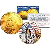 1976 Wizard of OZ 24K Gold Plated IKE Dollar Each Coin Serial Numbered of 376