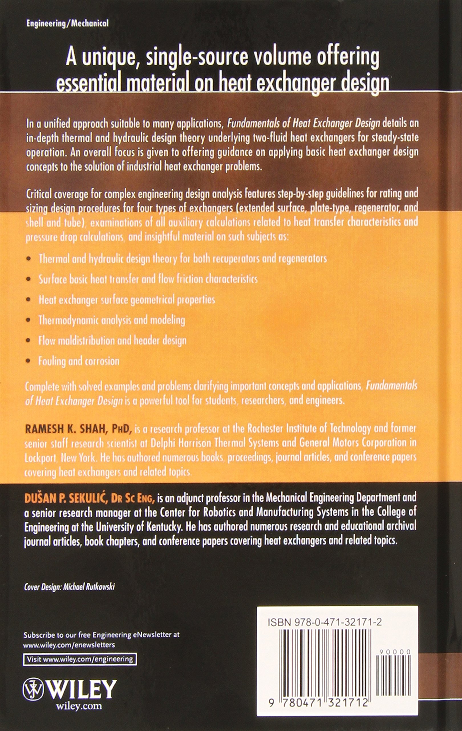 FUNDAMENTALS OF HEAT EXCHANGER DESIGN BY R.K.SHAH PDF