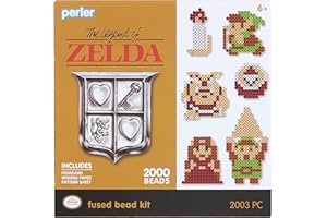 Perler Beads Link Legend of Zelda Fused Bead Kit, 2002pc.