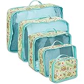 Sanrio's Hello Kitty Packing Cubes - 5 Piece Packing Cube Bags - Travel Essentials - Suitcase Luggage Organizer Set - Hello Kitty and Friends, My Melody, Kerromi, Kerropi, Badtz-Maru (Kerropi)