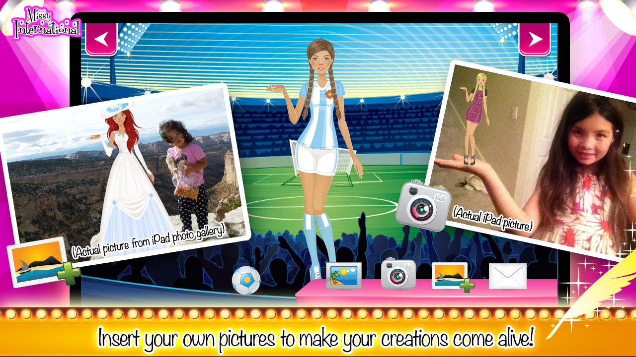 Dressing Up Missy International princess dress up doll games for girls
