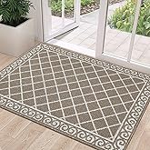 HEBE Indoor Door Mat 32"x48" Non Slip Front Door Welcome Mats Washable Shoe Mats Dirt Trapper for Entryway Low Profile Kitchen Carpet for Entrance Hallways Entrance Mat for Dogs