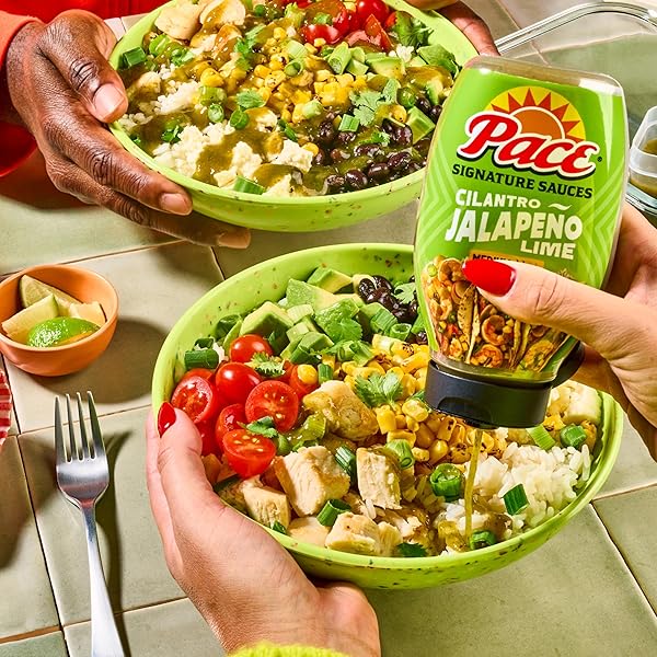 PACE CILANTRO JALAPENO LIME SIGNATURE SAUCE, 10.4 OZ