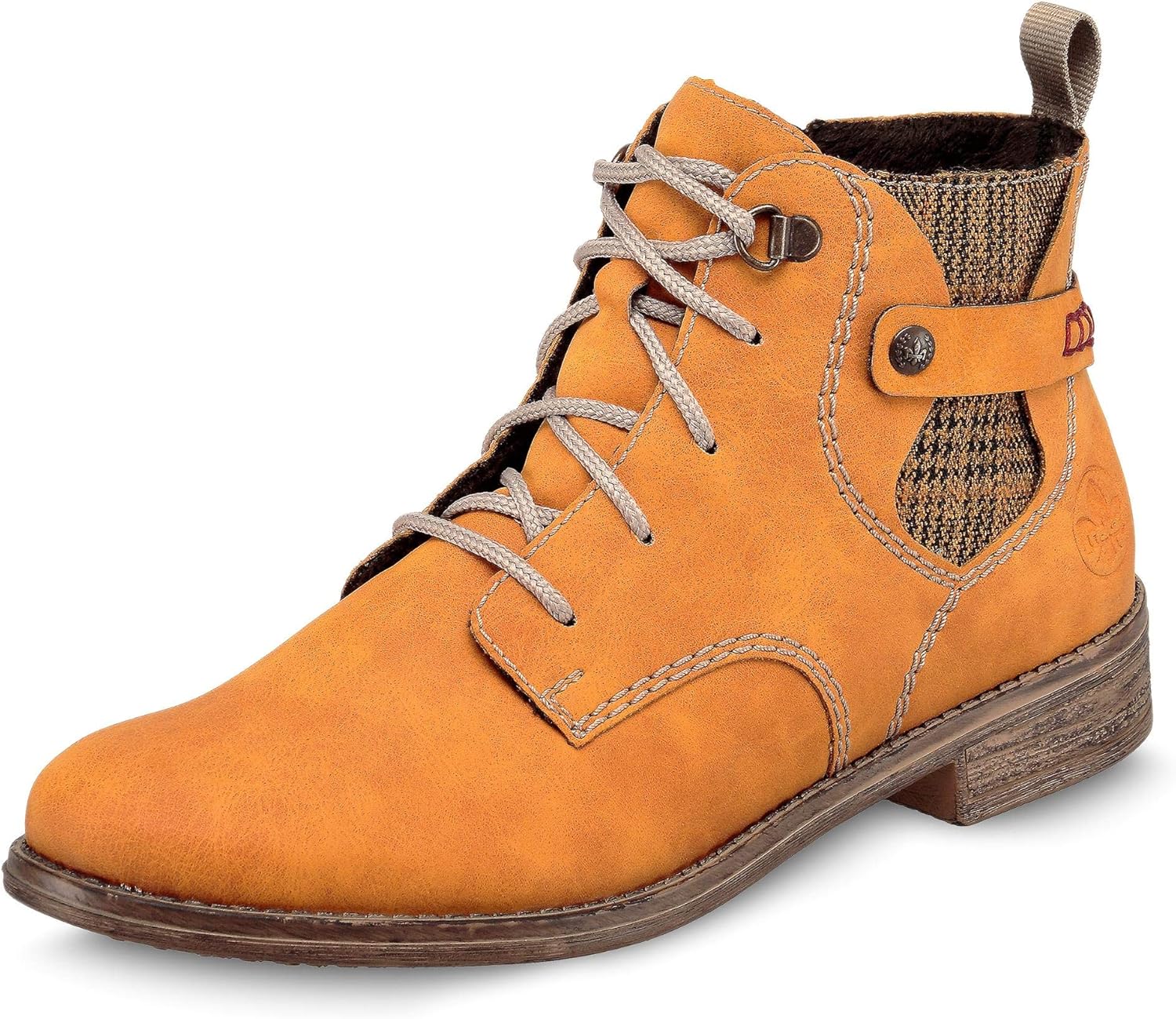 Amazon.com | Rieker Damen-Stiefelette - F 1/2 Gelb (6), Gr. | Ankle & Bootie