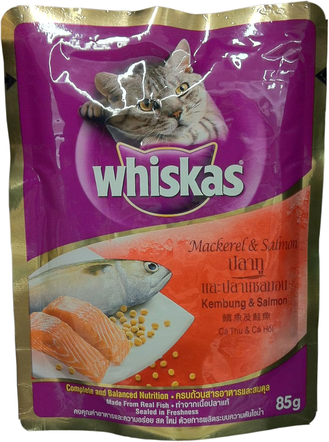 whiskas mackerel & salmon