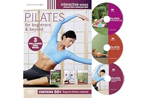 Pilates for Beginners DVD Set: includes Pilates Workouts for Weight Loss, Routines for a Strong Core and Abs.