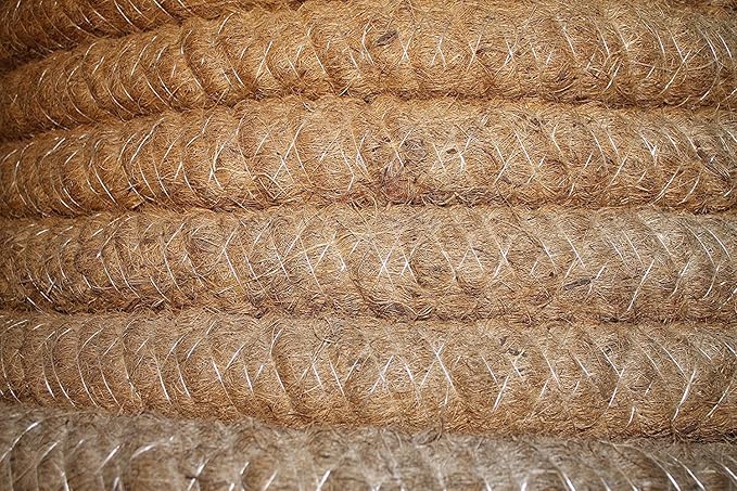 10 m Drainagerohr DN 50 gelocht mit Kokosfilter, Kokos ummantelt