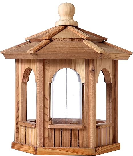 Amazon Com Cedar Birdfeeder Gazebo Hexagon 12 Dia X14