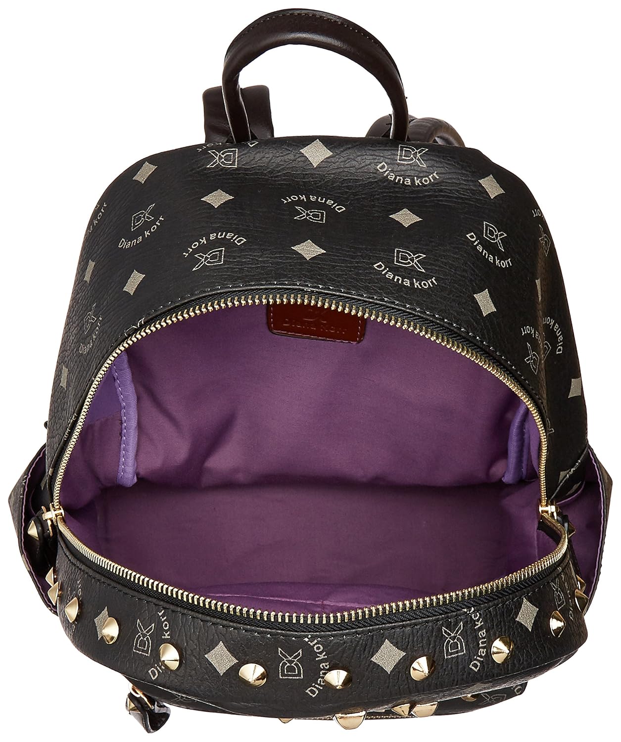 diana korr women's handbag (black) (dk62hblk)