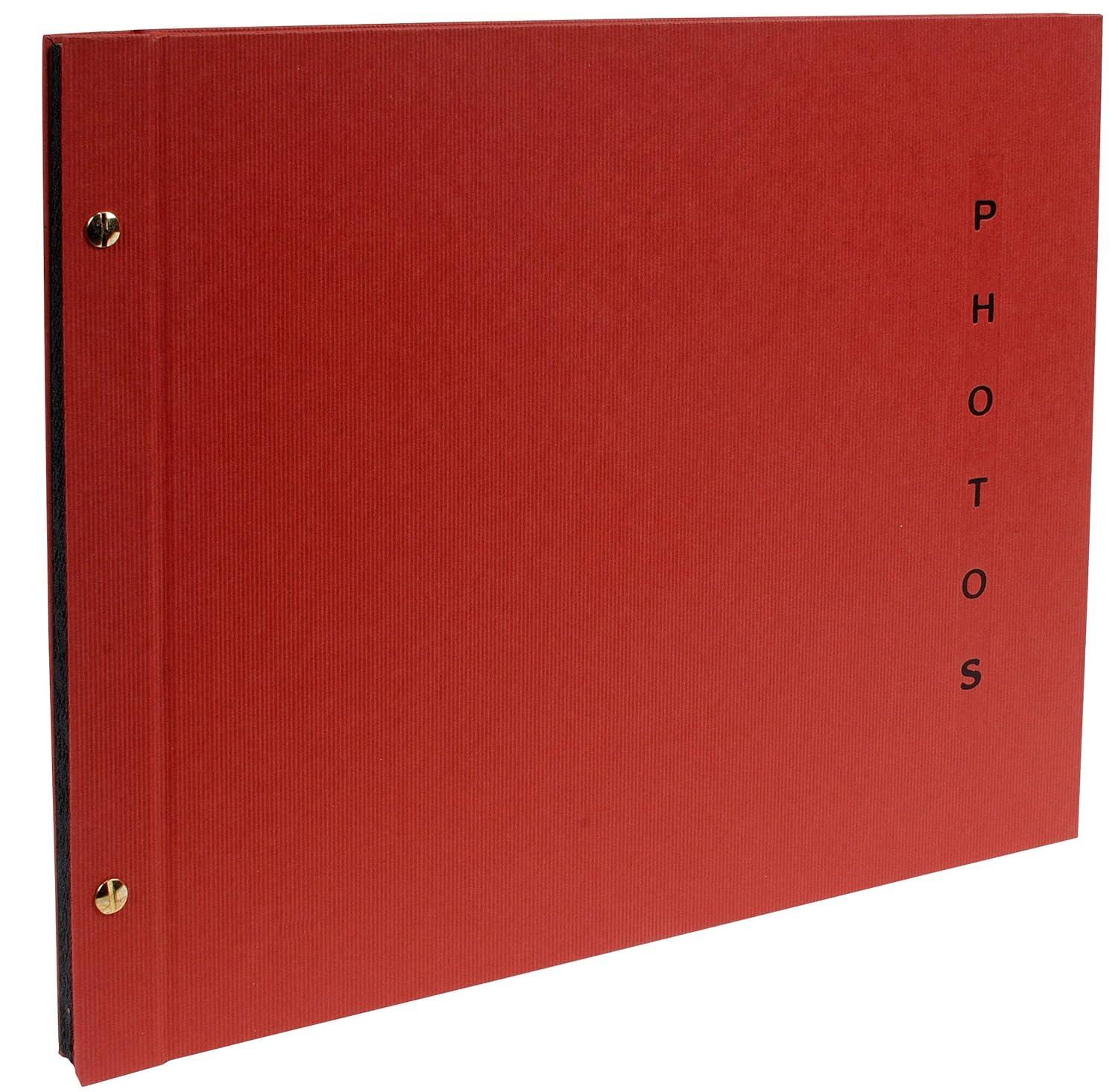 Design Post Bound Photo Album, 37x29cm, 40 Black Pages Red