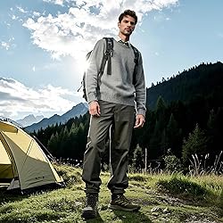NORTIV 8 Men's Lightweight Hiking Boots Waterproof