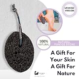 Eco Bath London Natural Pumice Stone Black Foot Scrubber for Callus Removal view 6