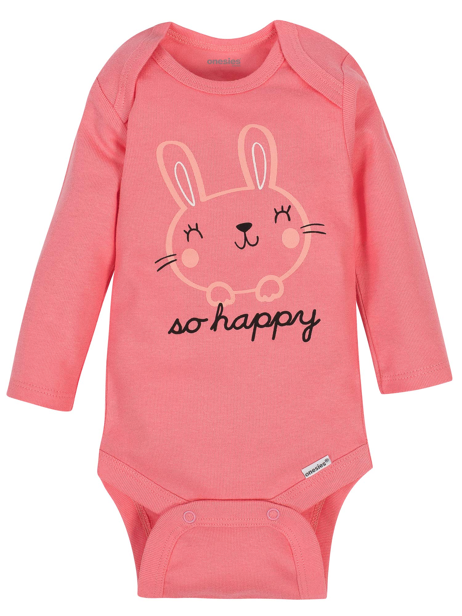 Onesies Brand, Unisex Baby, 6-Pack Long Sleeve Bodysuits