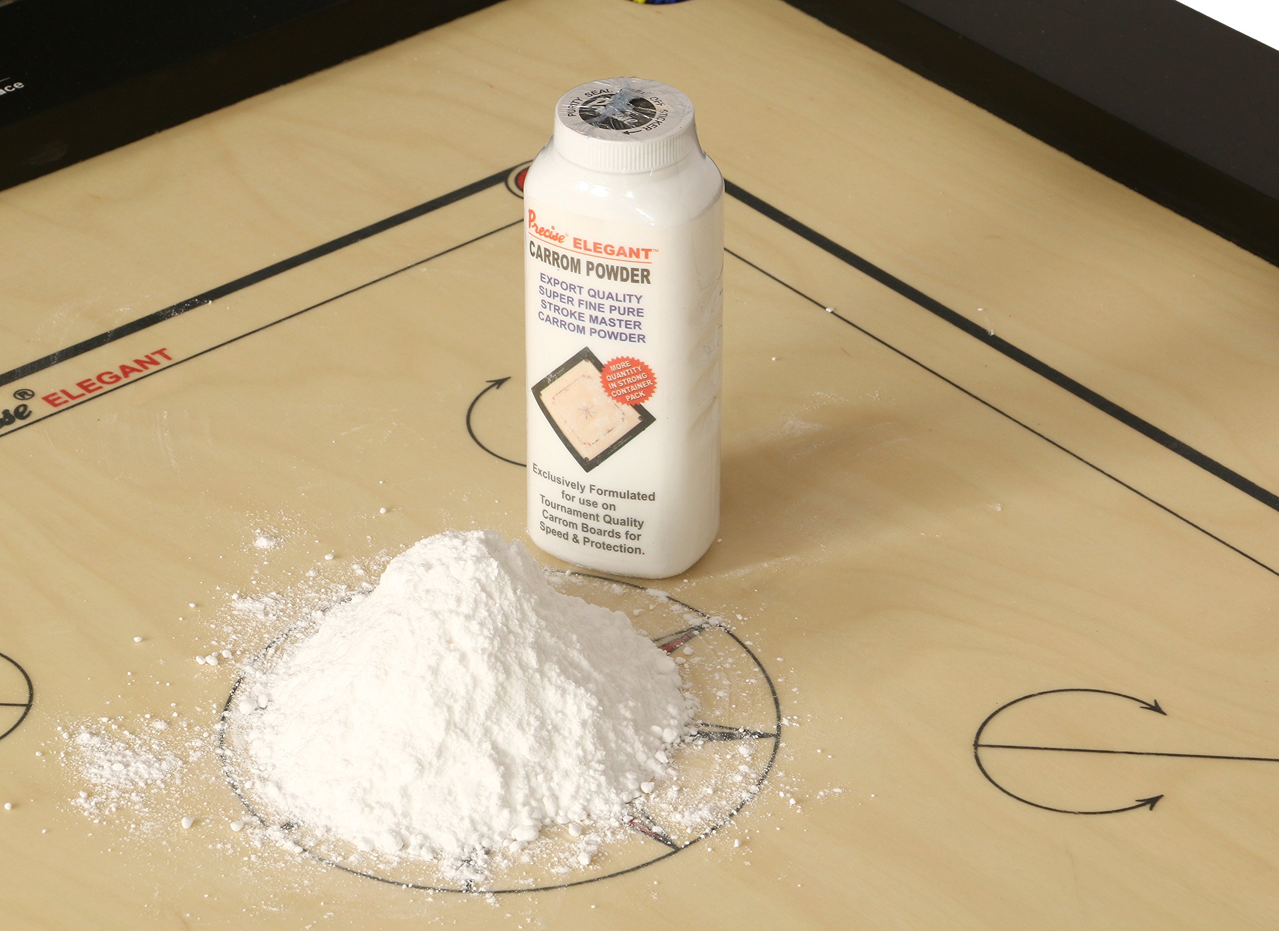Precise Elegant Smooth Carrom Board Powder, 100gm,White