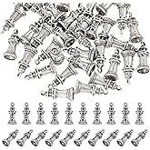 CHGCRAFT 40PCS Lighthouse Charm Alloy Tower Pendants Bulk Metal Lighthouse Pendant Charm Pendants for DIY Earrings Necklace Bracelet Making Jewelry Accessories