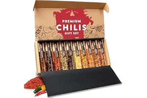 Hot Spicy Mens Stocking Stuffers for Men - [UP TO 1,200,000 SCOVILLE] – Chili Food mens Gifts for men gifts for Dad gifts for Him Gift Basket Cooking Spices and Seasonings Sets - TIMBER TASTE®