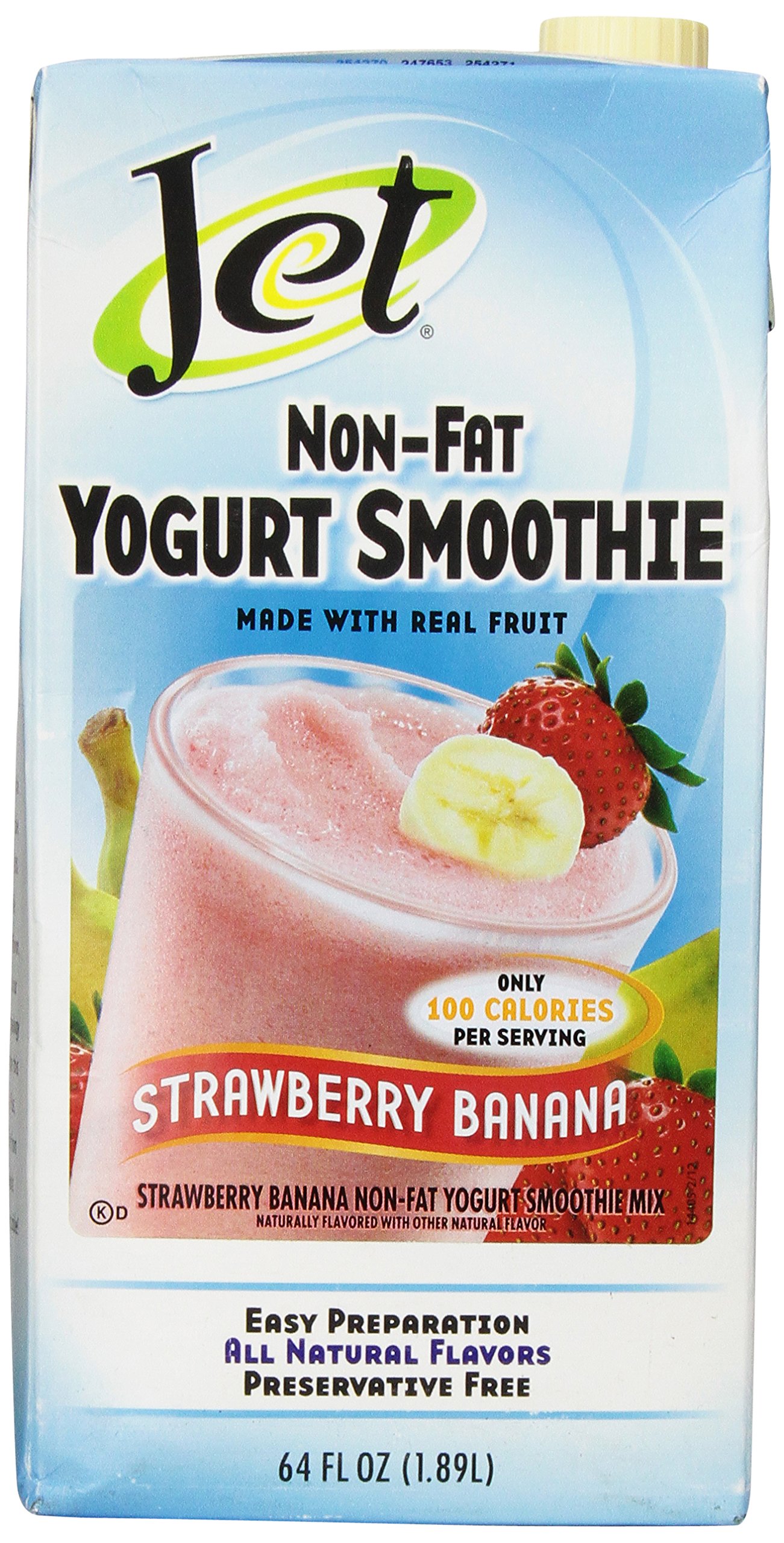 Jet Mixed Berry Nonfat Yogurt Smoothie, 64oz. Grocery