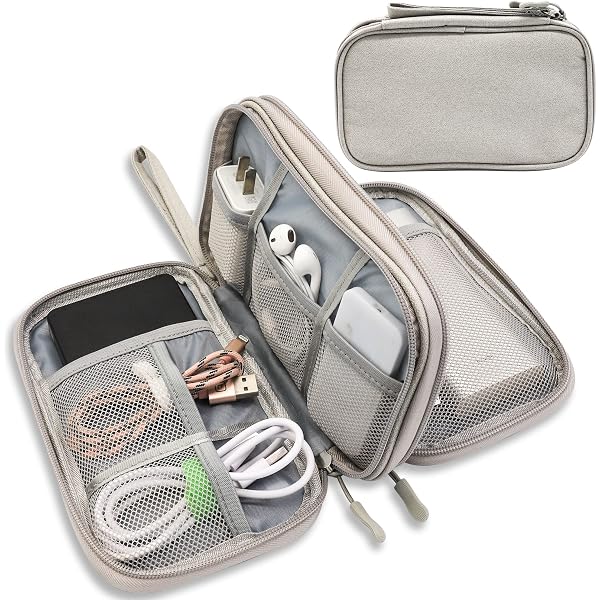 Lot De 6 Sacs Compression Voyage - Organisateur Valise, Gris, Gain De Place 40%, Sac à Chaussures Inclus
