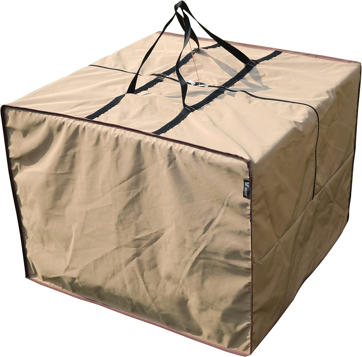 SORARA Rectangular Cushion Cover Storage Bag Outdoor Protective Zippered Patio Furniture Cover, Water Resistant, 32''L x 32''W x 24''H : Garden & Outdoor