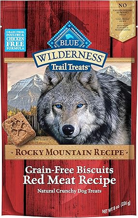 blue buffalo red bag