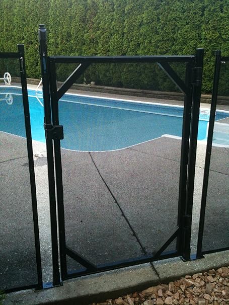 Inground Pool Gate, Black 