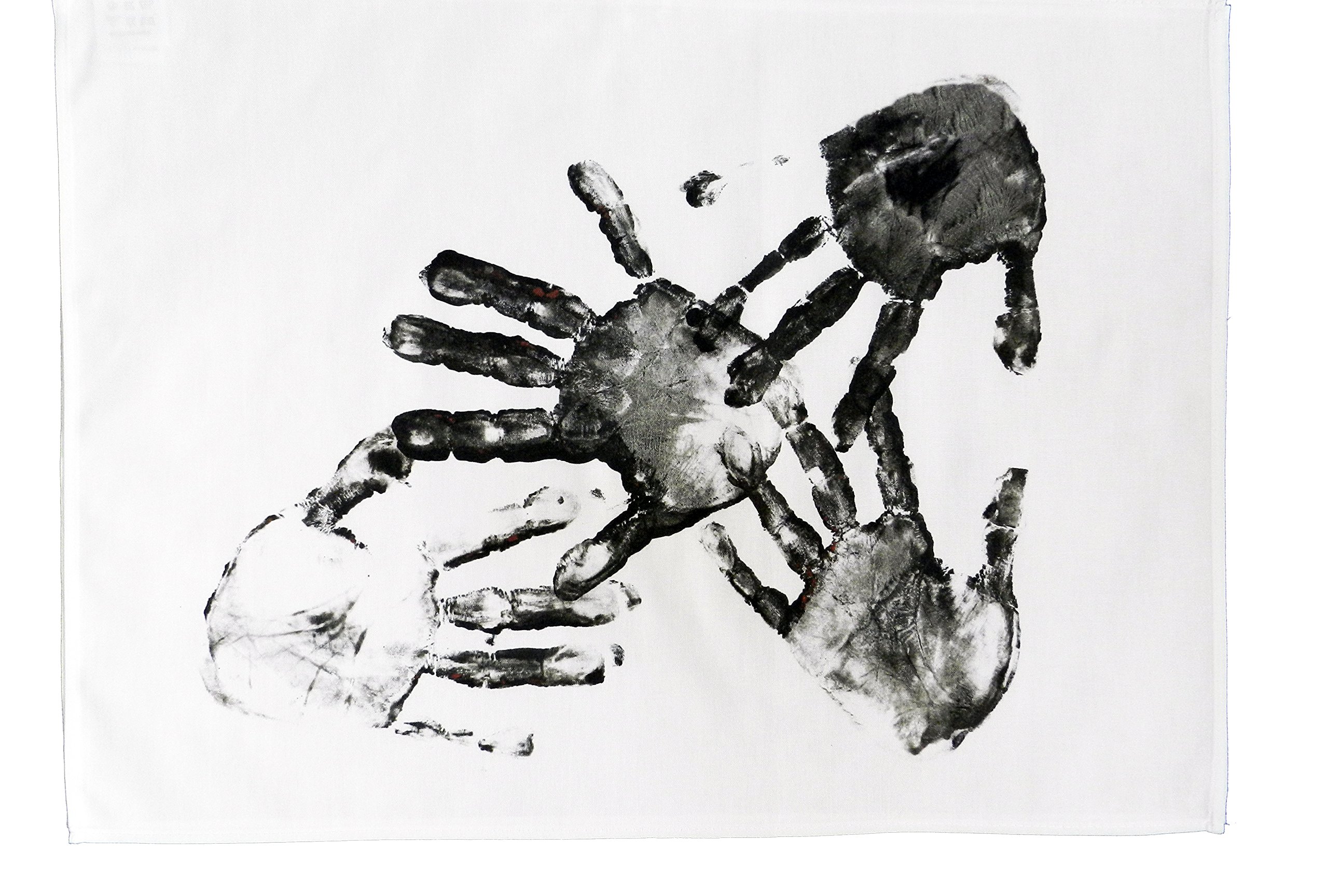 Half a Donkey The Dirty Hands - Large Cotton Tea Towel