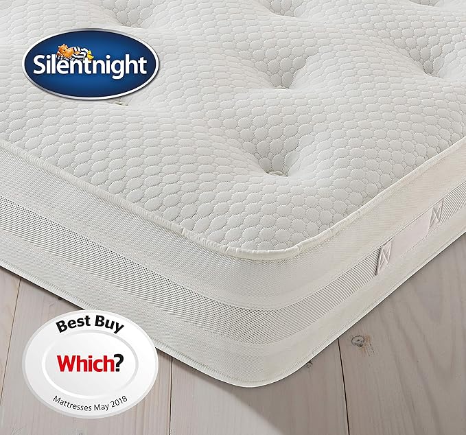 Silentnight 1200 Pocket Mattress Eco Comfort Fillings Zoned Support System Double Sided