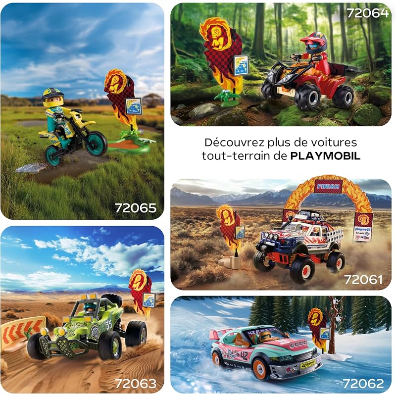 | Cars | Monster Truck | Véhicule Tout-Terrain avec treuil et plaques de Pont| Voiture Jouet pour Enfants à partir de 4 Ans | 72061