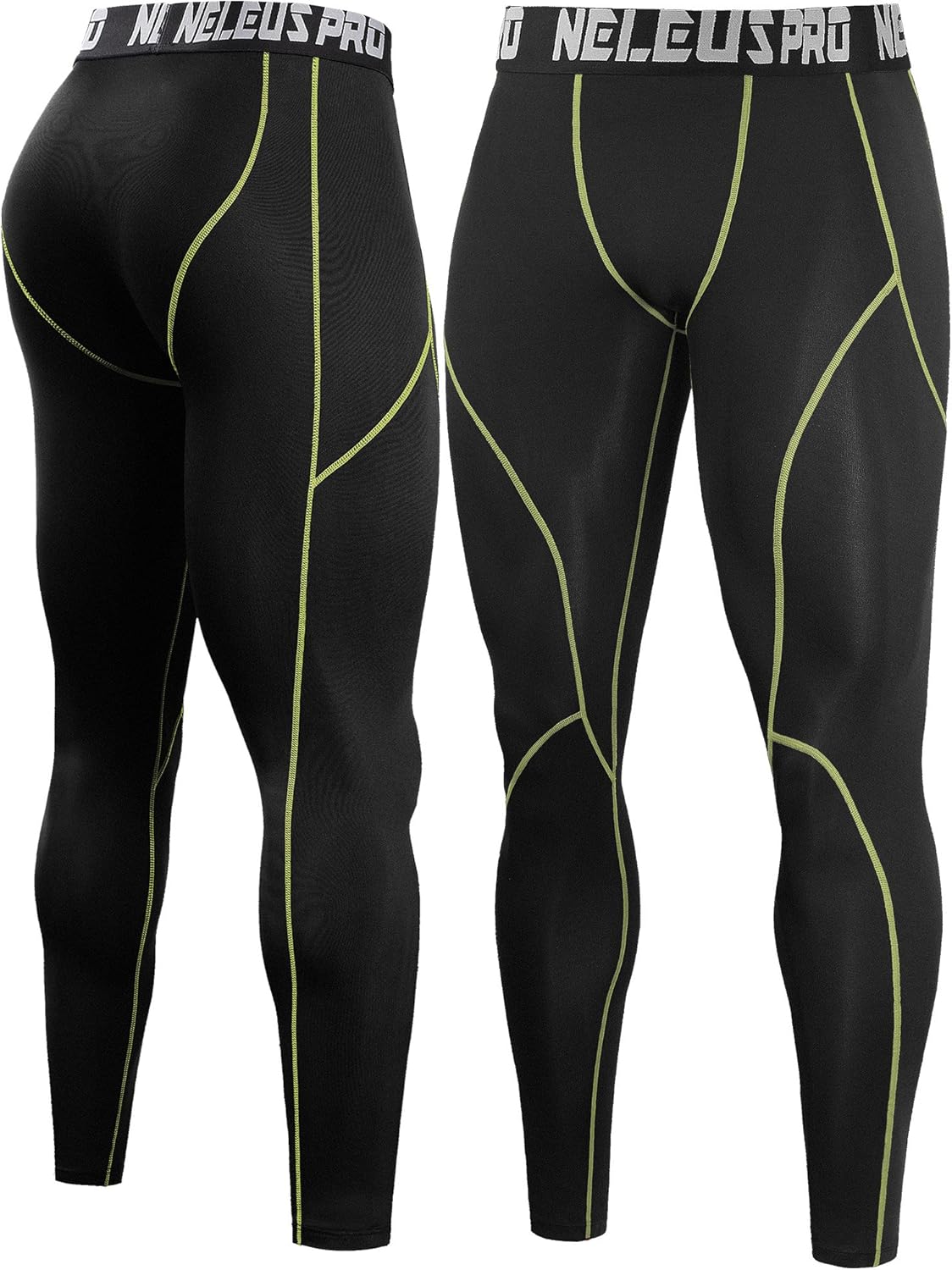 Neleus Men's Dry Fit Compression Pants Workout Running Leggings at  Men’s Clothing store