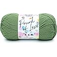 Lion Brand Yarn Pound of Love, Large Value Yarn for Knitting, Crochet, and Crafts, Olive, 1 Pack