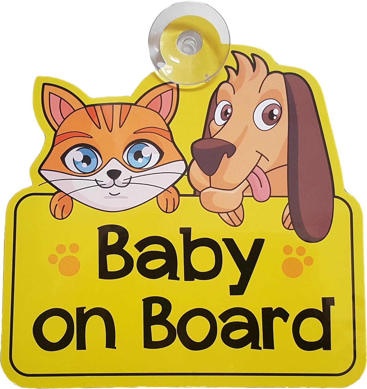 Baby on Board car sign for car window, Great gift/gifts/present/presents for new baby girl, boy, kid, child, children