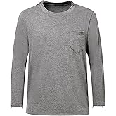 AIFARLD Post Shoulder Surgery Recovery Shirts for Men Full Tear Away Side Zippers Long Sleeve Dialysis Chemo Clothing